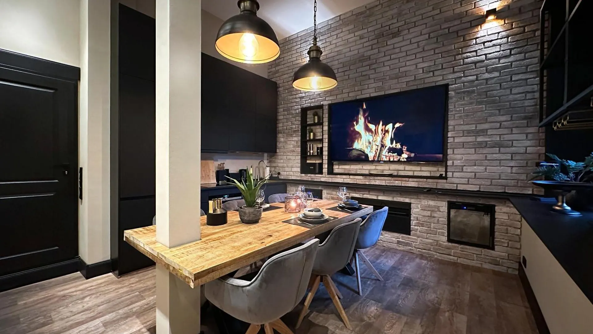 Апартаменты Black Suite 6 Luxus In Alsternaehe Гамбург